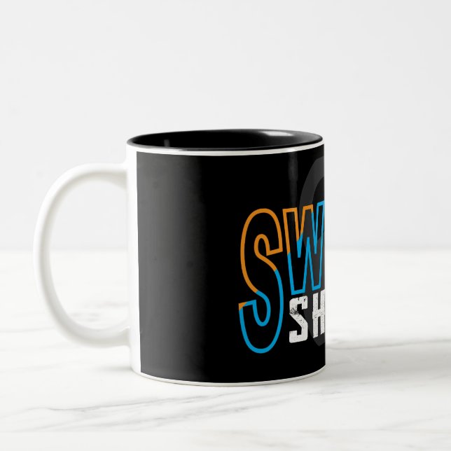 Caneca De Café Em Dois Tons Sweat & Shine Mug para Malhações (Esquerda)