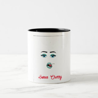 Caneca De Café Em Dois Tons sweet cherry Mug