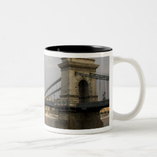 Caneca De Café Em Dois Tons Szechenyi lanchid Szechenyi Chain Bridge), 2