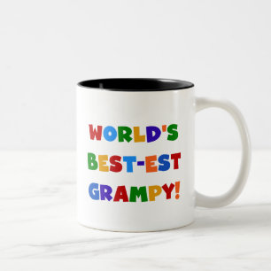 Caneca De Café Em Dois Tons T-shirt brilhantes e presentes do Melhor-est