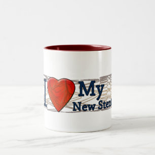 Caneca De Café Em Dois Tons T-shirt cardíacos do Stent dos presentes da