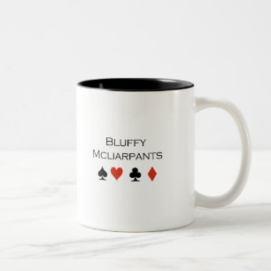 Caneca De Café Em Dois Tons T-shirt de Bluffy Mcliarpants