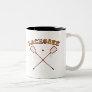 Caneca De Café Em Dois Tons T-shirt e presentes do Lacrosse