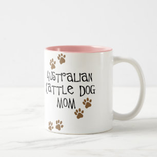 Caneca De Café Em Dois Tons T-shirt & presentes australianos da mamã do cão 