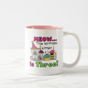 Caneca De Café Em Dois Tons T-shirts e presentes do 3º Kitten