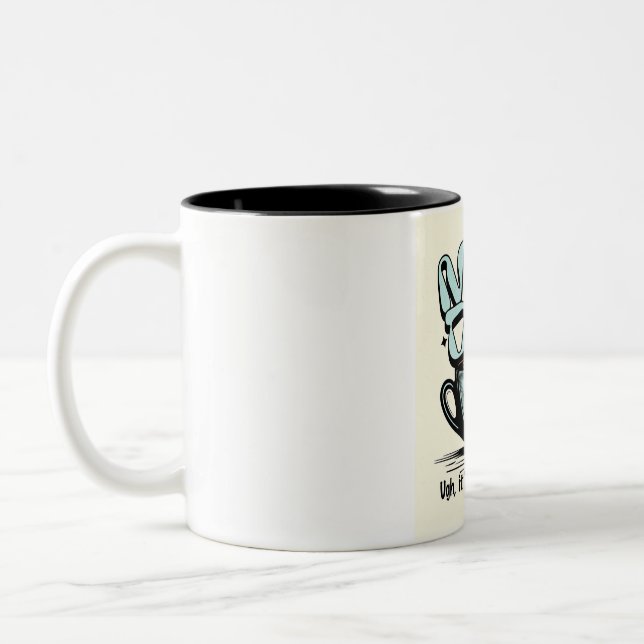 Caneca De Café Em Dois Tons Taça (Esquerda)