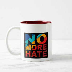 Caneca De Café Em Dois Tons Taça Café: Sem Mais Ódio