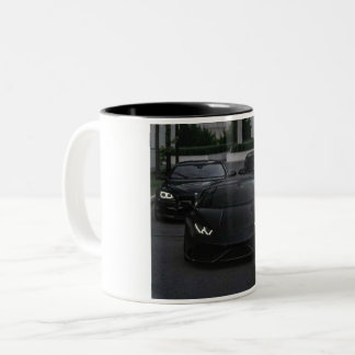 Caneca De Café Em Dois Tons Taça Carro