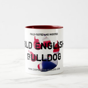 Caneca De Café Em Dois Tons Taça (cup) Old de Bulldog Ingleses