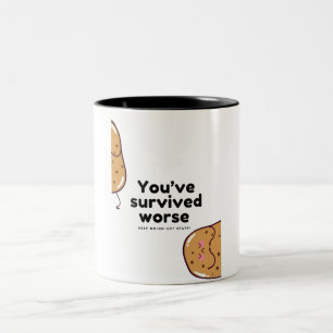 Caneca De Café Em Dois Tons Taça de Batata