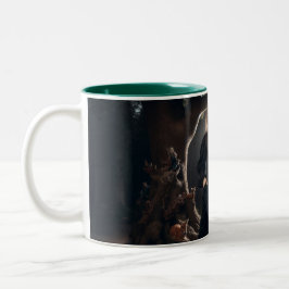 Caneca De Café Em Dois Tons Taca de Gnomo da Floresta