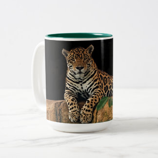 Caneca De Café Em Dois Tons Taça de leopardo
