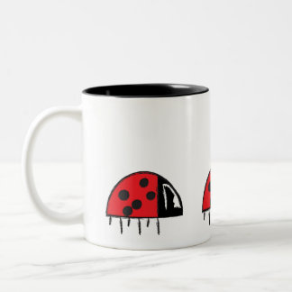 Caneca De Café Em Dois Tons Taça Ladybug