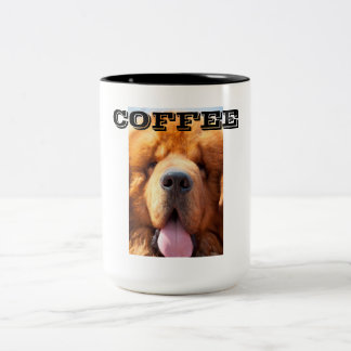 Caneca De Café Em Dois Tons Taça Mastiff Tibetana