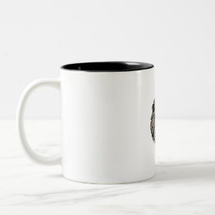 Caneca De Café Em Dois Tons Taça Mestra Majestosa