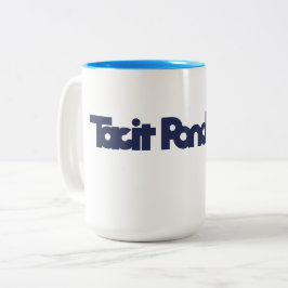 Caneca De Café Em Dois Tons Tacit Pondering - Mug Oficial