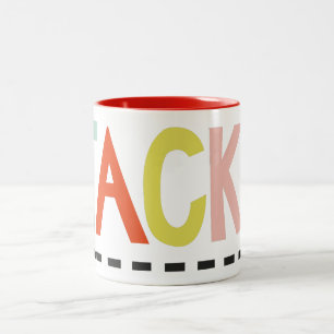 Caneca De Café Em Dois Tons Taco de café com dois tons colados