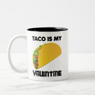 Caneca De Café Em Dois Tons Taco é meu Namorados