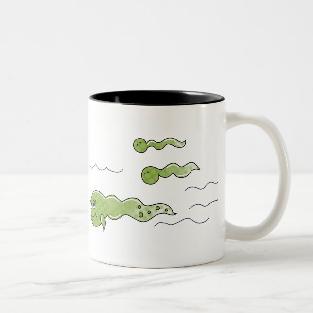 Caneca De Café Em Dois Tons Tadpoles (Direita)