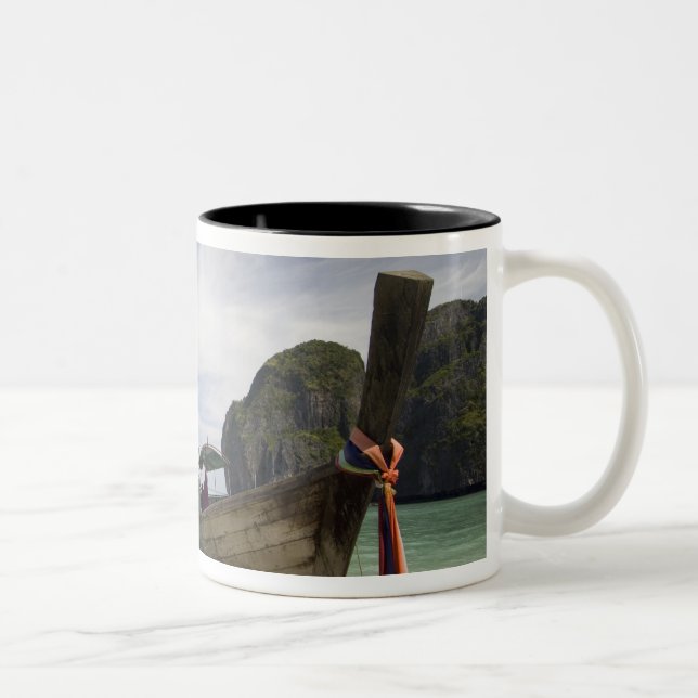 Caneca De Café Em Dois Tons Tailândia, Ilha Phi Phi Lay, Baía Maya. (Direita)