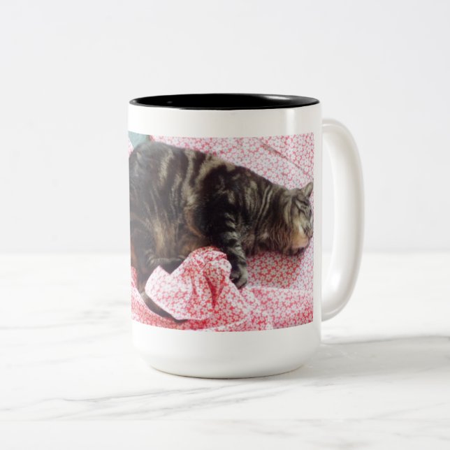Caneca De Café Em Dois Tons Tailor Dave Dois Tone Mug (Frente Esquerda)