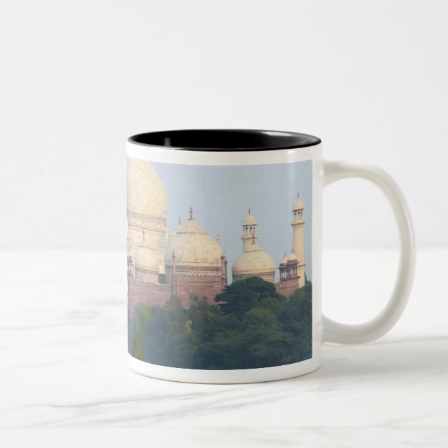 Caneca De Café Em Dois Tons Taj Mahal, Agra, Índia (Direita)