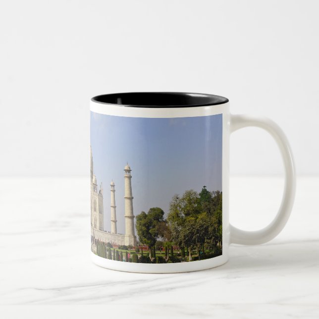 Caneca De Café Em Dois Tons Taj Mahal, um mausoléu localizado em Agra, Índia, (Direita)