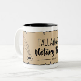 Caneca De Café Em Dois Tons Tallahassee Enchimento da Pena de Deslocamento Púb