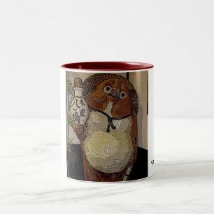 Caneca De Café Em Dois Tons tanuki, Tanuki