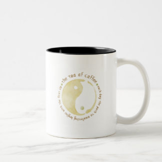 Caneca De Café Em Dois Tons Tao do café
