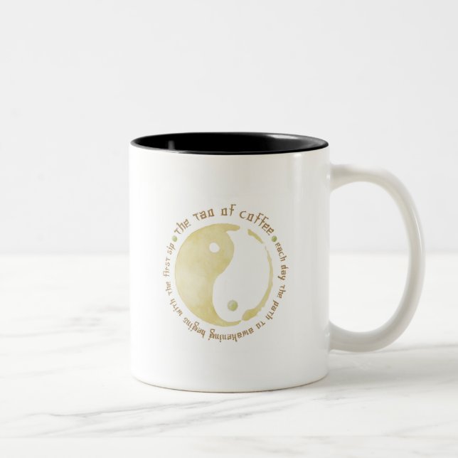 Caneca De Café Em Dois Tons Tao do café (Direita)