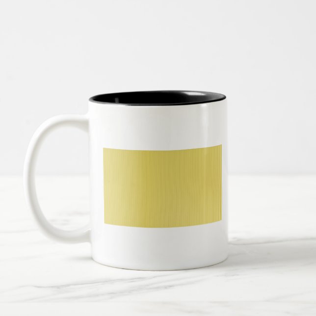 Caneca De Café Em Dois Tons tapete amarelo (Esquerda)
