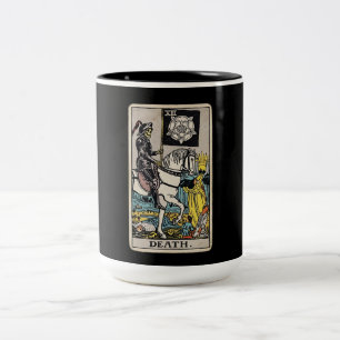 Caneca De Café Em Dois Tons Tarot da Morte