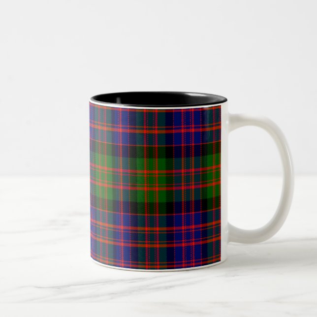 Caneca De Café Em Dois Tons Tartan do Scottish de Andrew (Direita)