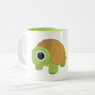 Caneca De Café Em Dois Tons Tartaruga