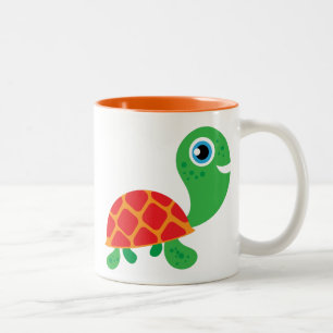 Caneca De Café Em Dois Tons Tartaruga impressionante