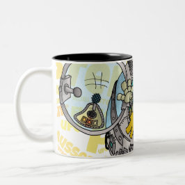 Caneca De Café Em Dois Tons Tasse