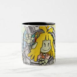 Caneca De Café Em Dois Tons Tasse