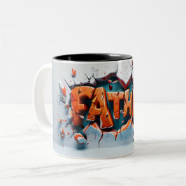 Caneca De Café Em Dois Tons Tasse 2 Couleurs Father
