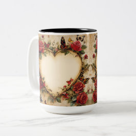 Caneca De Café Em Dois Tons Tasse 2 Couleurs Personalized Valentine Coffee Mug