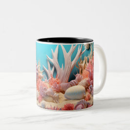 Caneca De Café Em Dois Tons Tasse 2 Couleurs Under the sea Mug, Ocean Vibes Dr