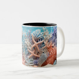 Caneca De Café Em Dois Tons Tasse 2 Couleurs Under the sea Mug, Ocean Vibes Dr