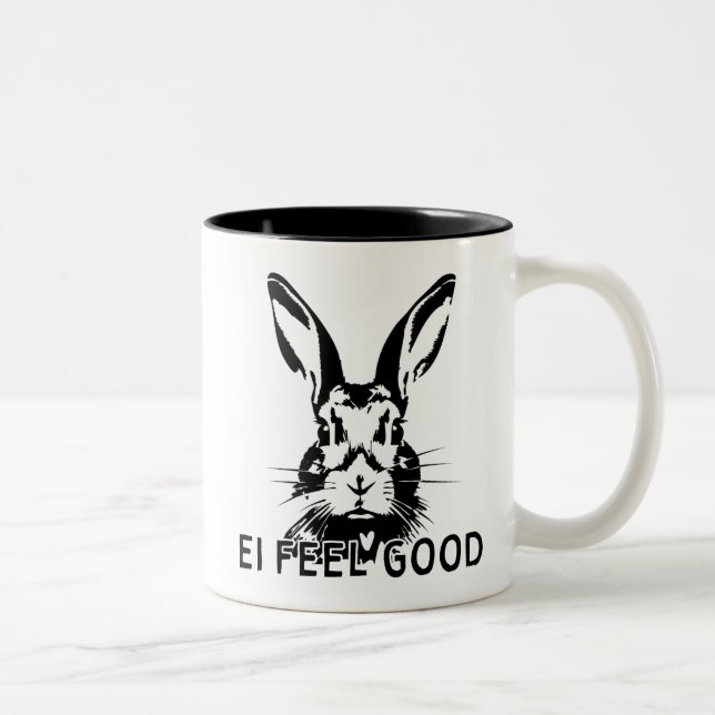 Caneca De Café Em Dois Tons Tasse "Ei feel good" (Direita)