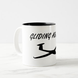 Caneca De Café Em Dois Tons Tasse Gliding Addict