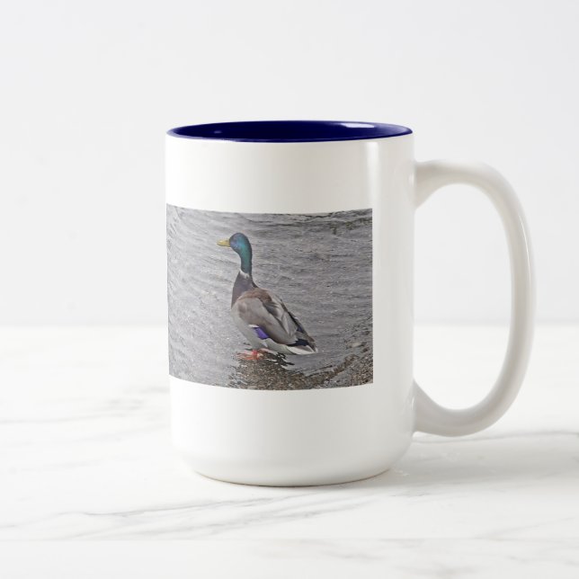 Caneca De Café Em Dois Tons Tasse lustige Ente: divirta-se (Direita)