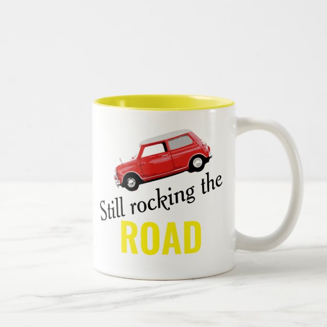 Caneca De Café Em Dois Tons TASSE Mini Cooper  (Direita)