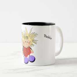 Caneca De Café Em Dois Tons Tasse "My little witch"