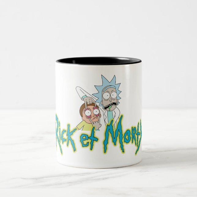 Caneca De Café Em Dois Tons Tasse Rick and Morty  (Centro)