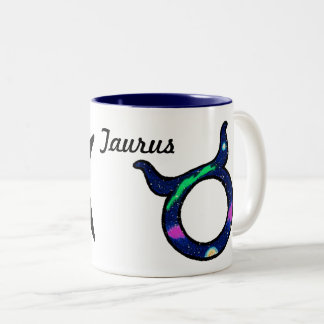 Caneca De Café Em Dois Tons Taurus. Ziqpu