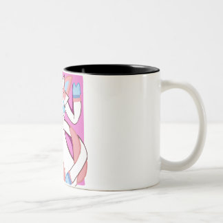 Caneca De Café Em Dois Tons Taza